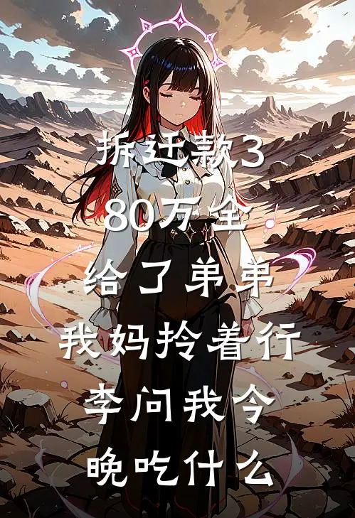 拆迁款380万全给了弟弟，我妈拎着行李问我今晚吃什么