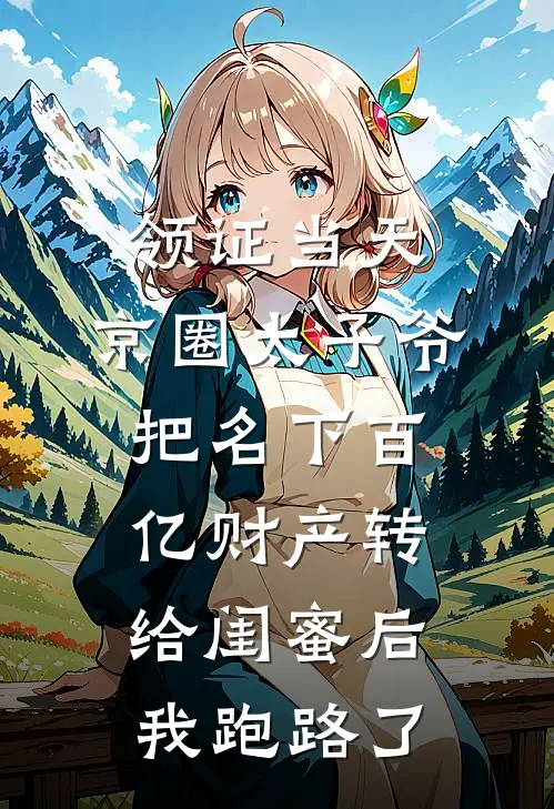 领证当天，京圈太子爷把名下百亿财产转给闺蜜后，我跑路了