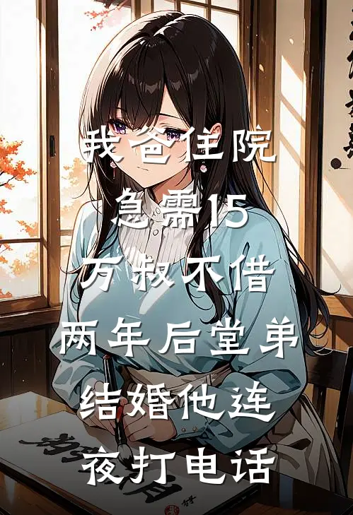 我爸住院急需15万叔不借，两年后堂弟结婚他连夜打电话