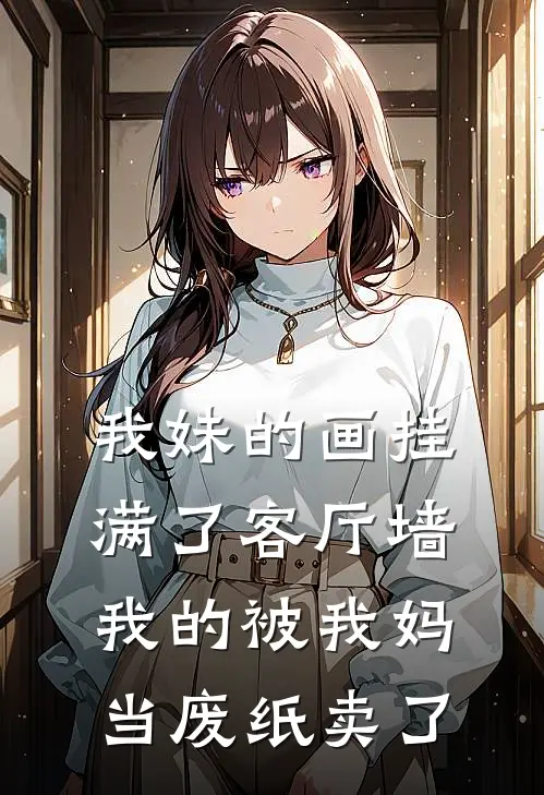 我妹的画挂满了客厅墙，我的被我妈当废纸卖了
