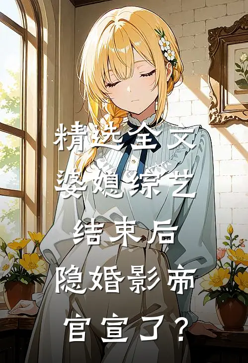 精选全文婆媳综艺结束后，隐婚影帝官宣了？