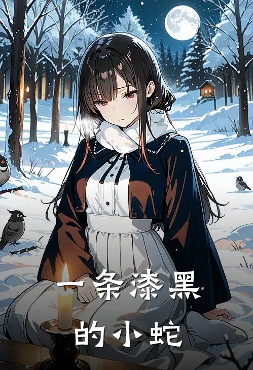 一条漆黑的小蛇